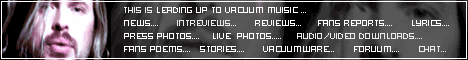 VACUUM MUSIC: Everything about Swedish band Vacuum: news, interviews, fans reports, photos, audio and video downloads, vacuumware and much more! Your Whole Life Is Leading Up To This.